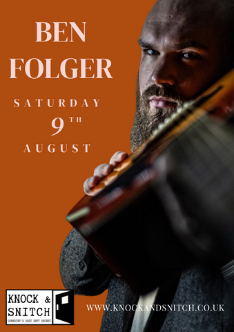 Ben Folger Live - Sat 9th August