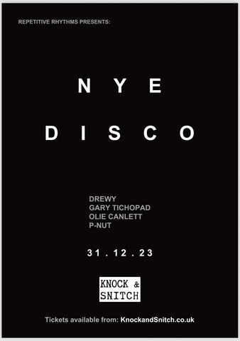 New Years Eve DISCO 2023 - Presented by Repetitive Rhythms