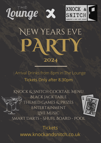 New Years Eve 2024 @ The Lounge x Knock & Snitch Collab